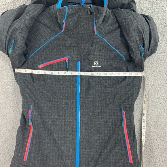 Salomon Ski Snowboard Jacket Womens Advanced Skin Dry 20K Waterproof Windproof - Picture 6 of 16